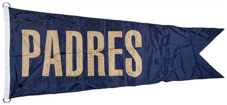 2015 San Diego Padres Flag Flown on Wrigley Field Scoreboard (MLB Authenticated)